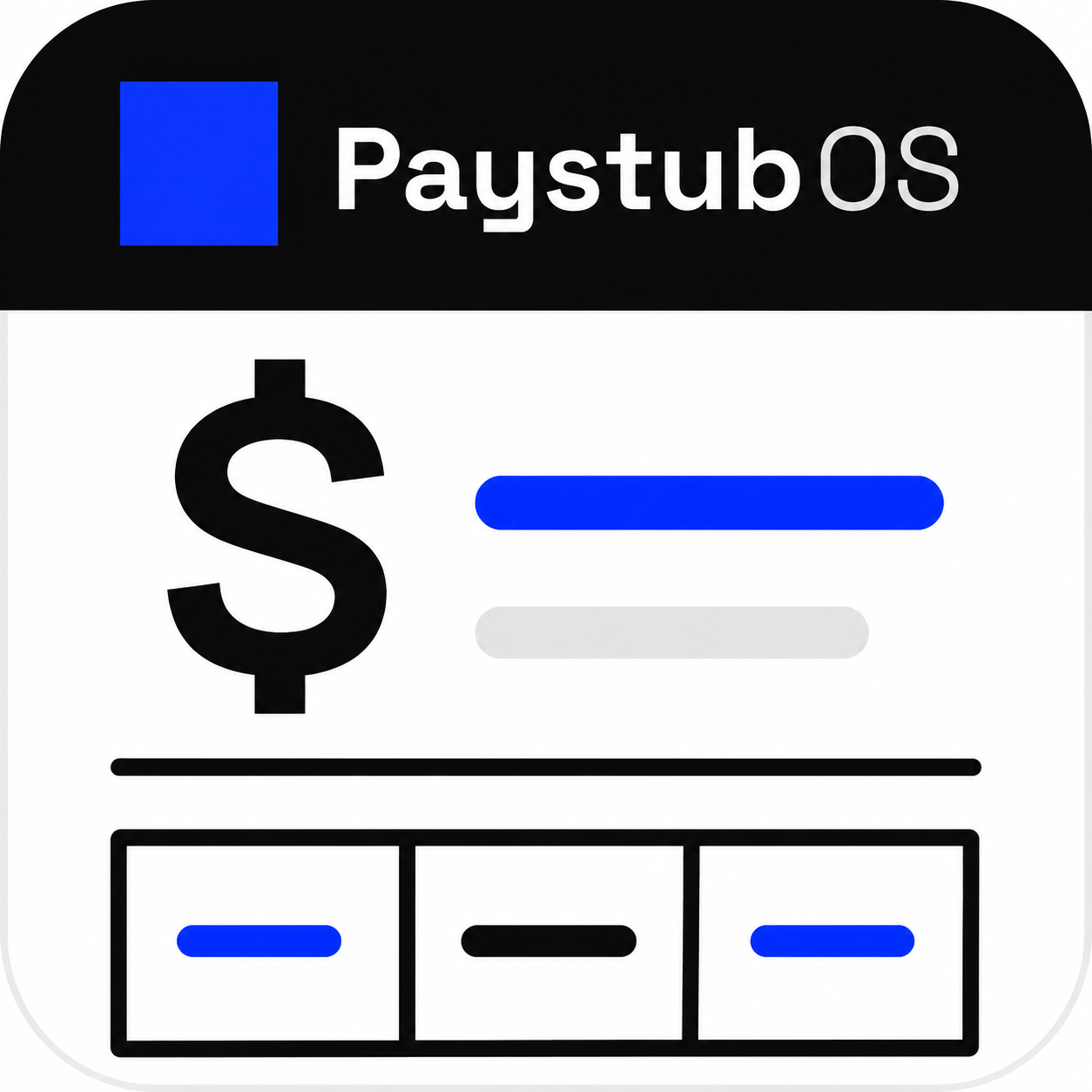 Paystub Generator Icon